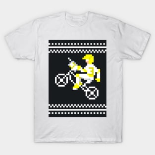 80's BMX RAD videogame pixel art T-Shirt